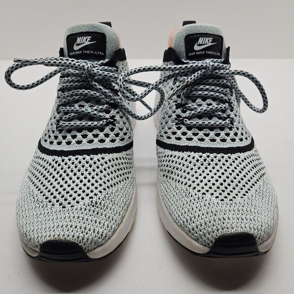 Nike Air Max Thea Ultra Flyknit Womens Glacier Blue Sneakers Size 8 - Picture 3 of 9